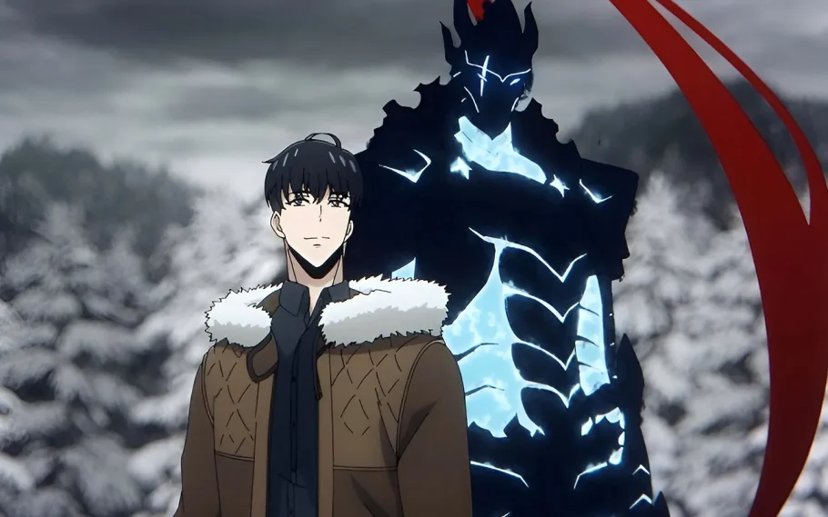 Sung Jin-woo e Igris em Solo Leveling