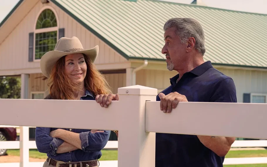 Sylvester Stallone e Dana Delany em Tulsa King
