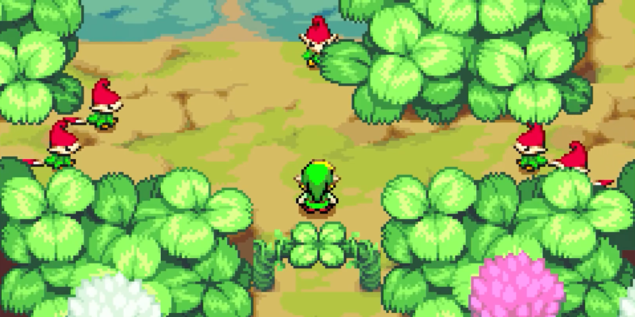 Link encontra os Picori em The Minish Cap