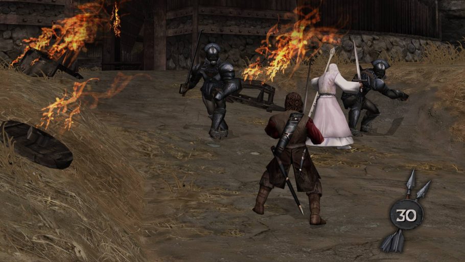 Gameplay do port de The Lord of the Rings: The Two Towers